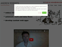Tablet Screenshot of andrewroberts.net